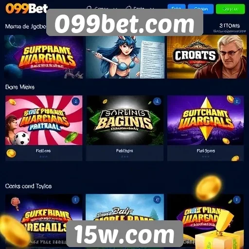 Variedade de jogos oferecidos no 099bet.com